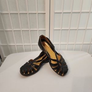 Clarks Unstructured Sandals Comfort Shoes Leather Sz 8 1/2